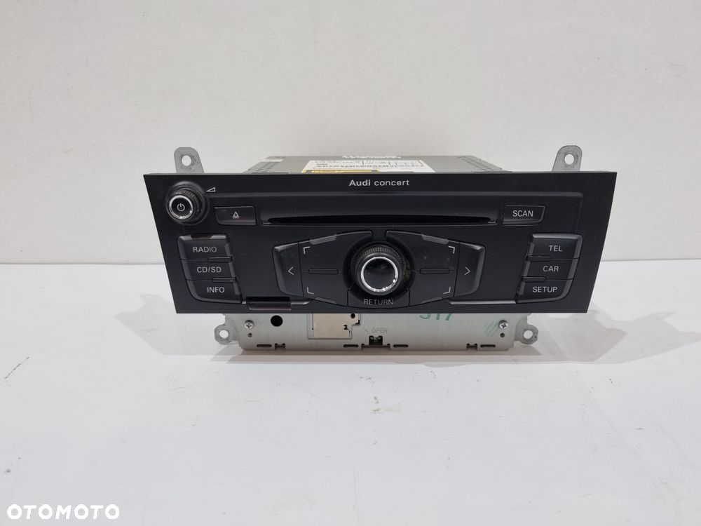 AUDI A4 B8 A5 8T Q5 RADIO CD CONCERT 8T1035186B - 1