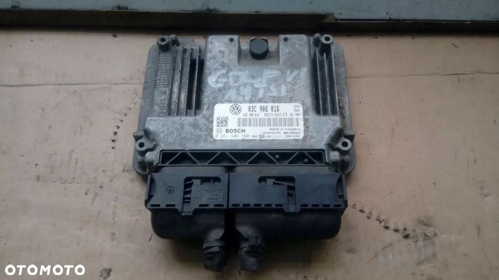KOMPUTER STEROWNIK VW GOLF VI 1.4 TSI 03C906016 - 2