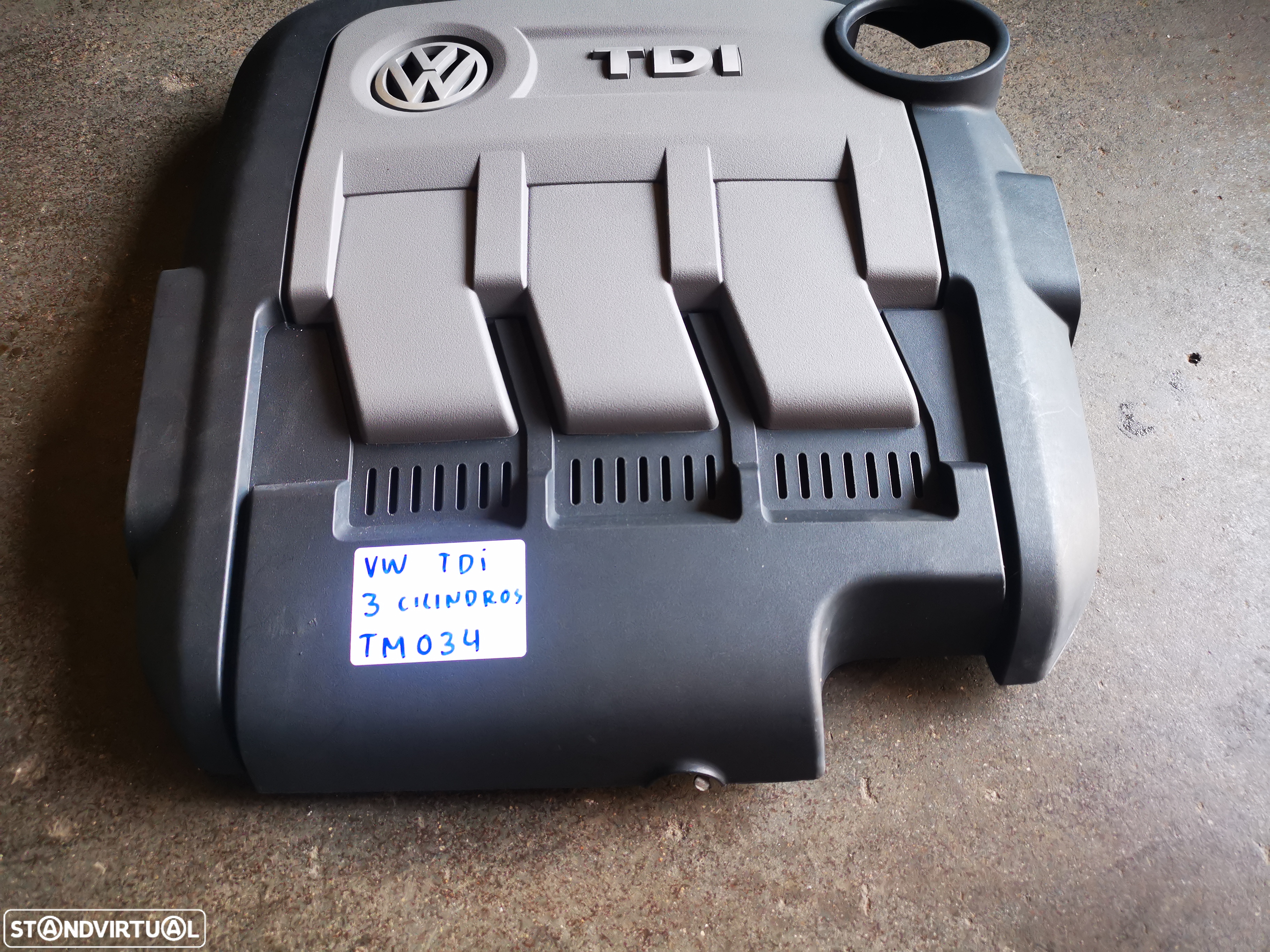 VW TDI TAMPA / COBERTURA DE MOTOR 3 CILINDROS - TM034 - 2