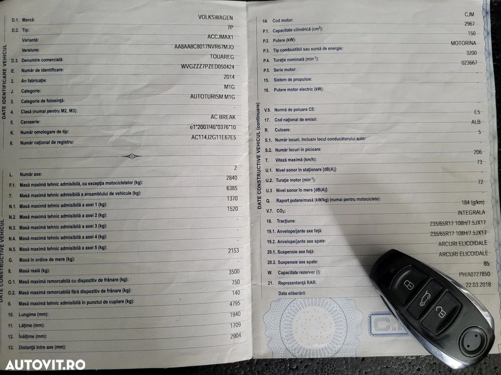 Volkswagen Touareg 3.0 V6 TDI BMT - 11