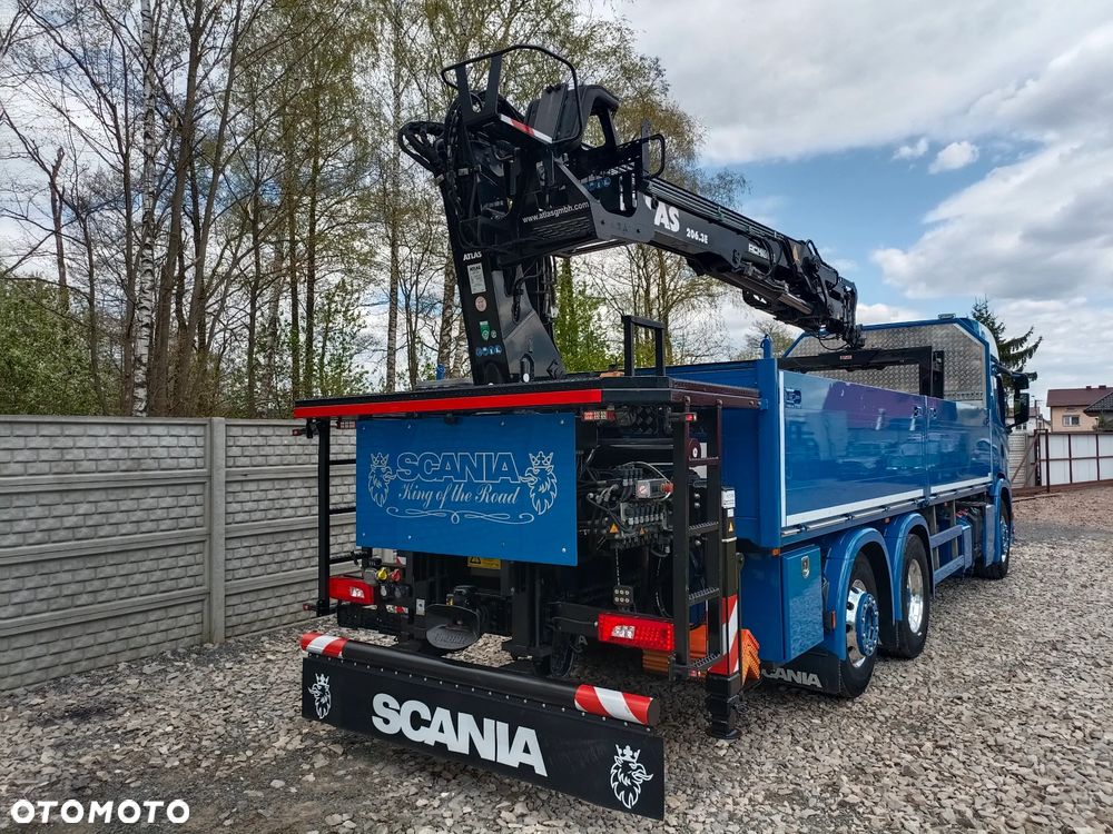Scania ''S''  G450* 6x2*+DŻWIG KRAN HDS ATLAS 206.3VE  WYSÓW 11,2m* Kran* Sterowanie Radiowe* ROTATOR* CHWYTAK do PALET* Skrzynia 6.8m* 298000km - JAK NOWA* z NIEMIEC - 5