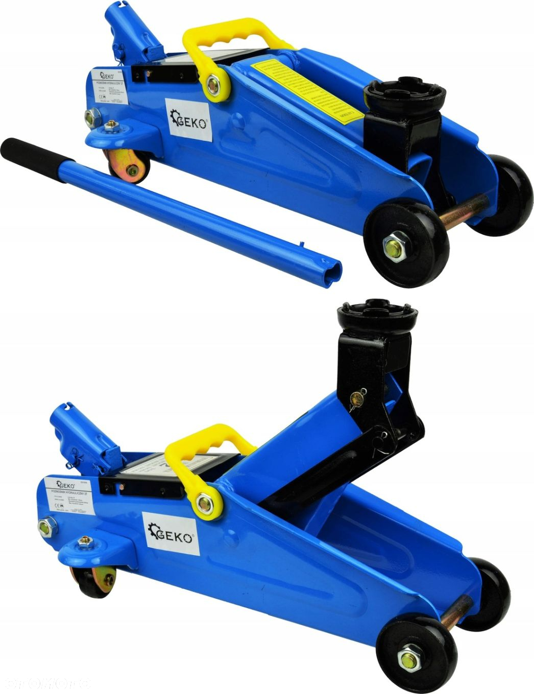 ŻABA PODNOŚNIK HYDRAULICZNY 2T LEWAREK SAMOCHODOWY CIĘŻKI 2T/9KG - 12
