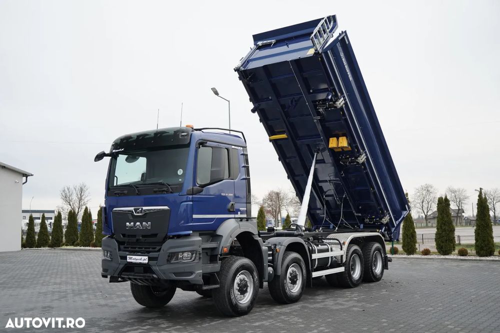 MAN TGS 41.480 / 8x6 / BASCULANĂ SPATE / MANUAL / NOU NOU / KH-KIPPER / - 3