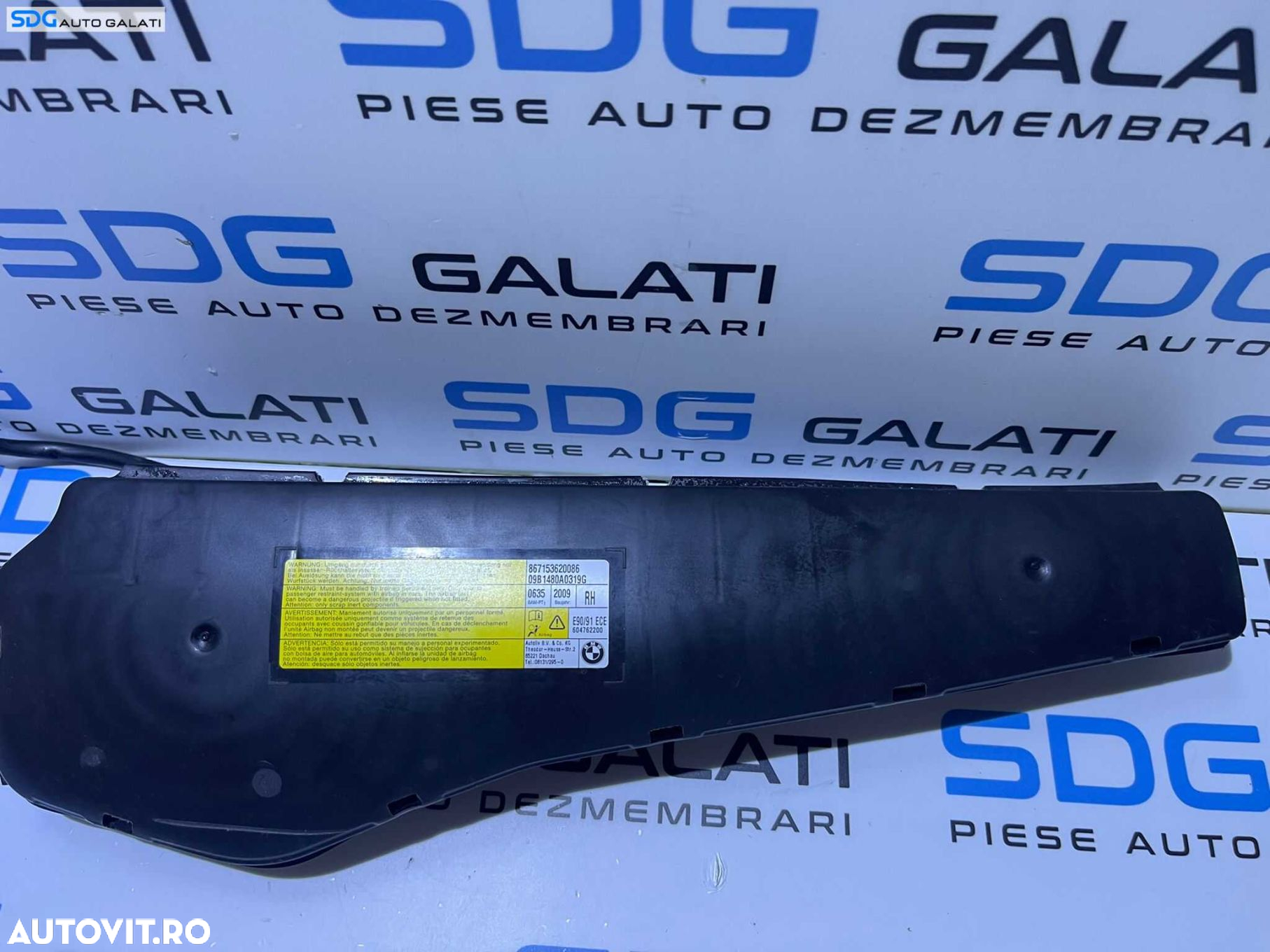 Airbag Scaun Dreapta Fata Pasager BMW Seria 3 E90 E91 2004 - 2011 Cod 604762200 - 2