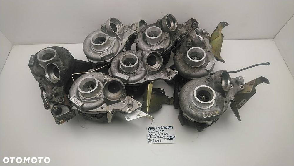 TURBINA 2.2 CDI 102KM 122KM 136KM 150KM CLC CLK C200 C220 A6460900180 742693 712120 - 7