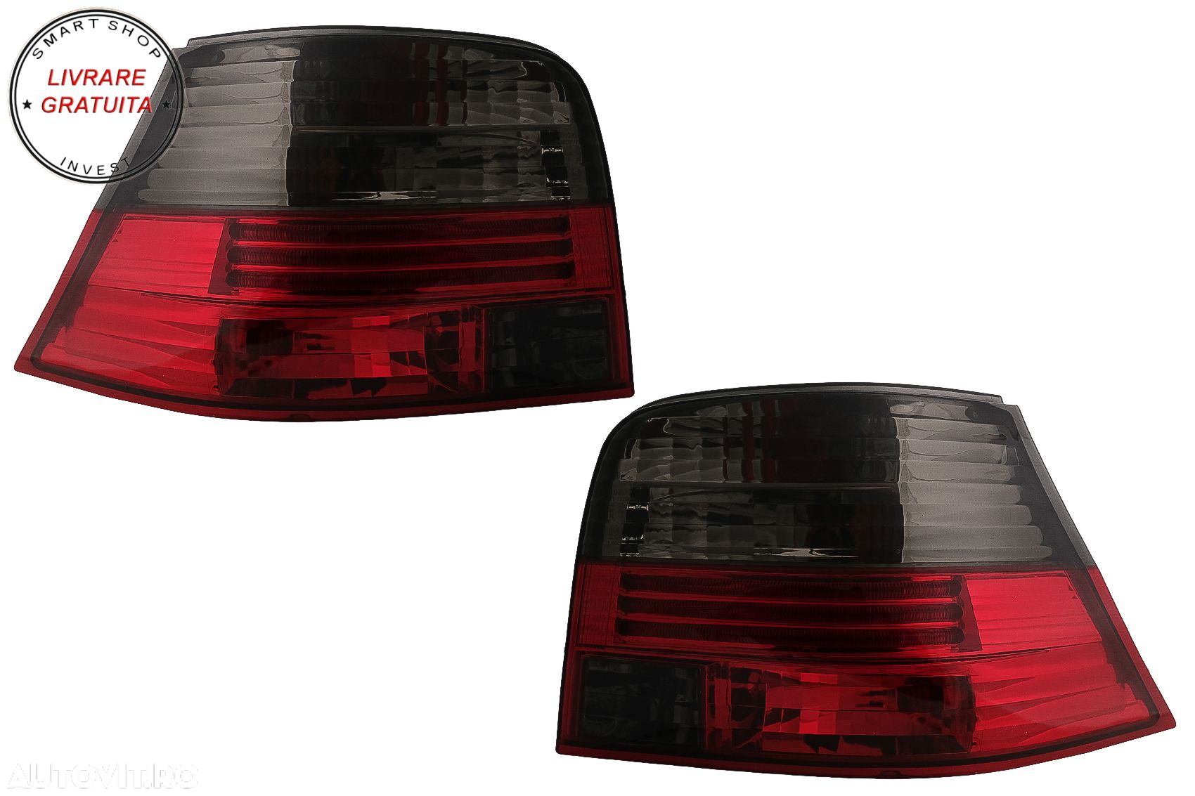 Stopuri VW Golf 4 IV (1997-2004) Rosu Fumuriu- livrare gratuita - 13