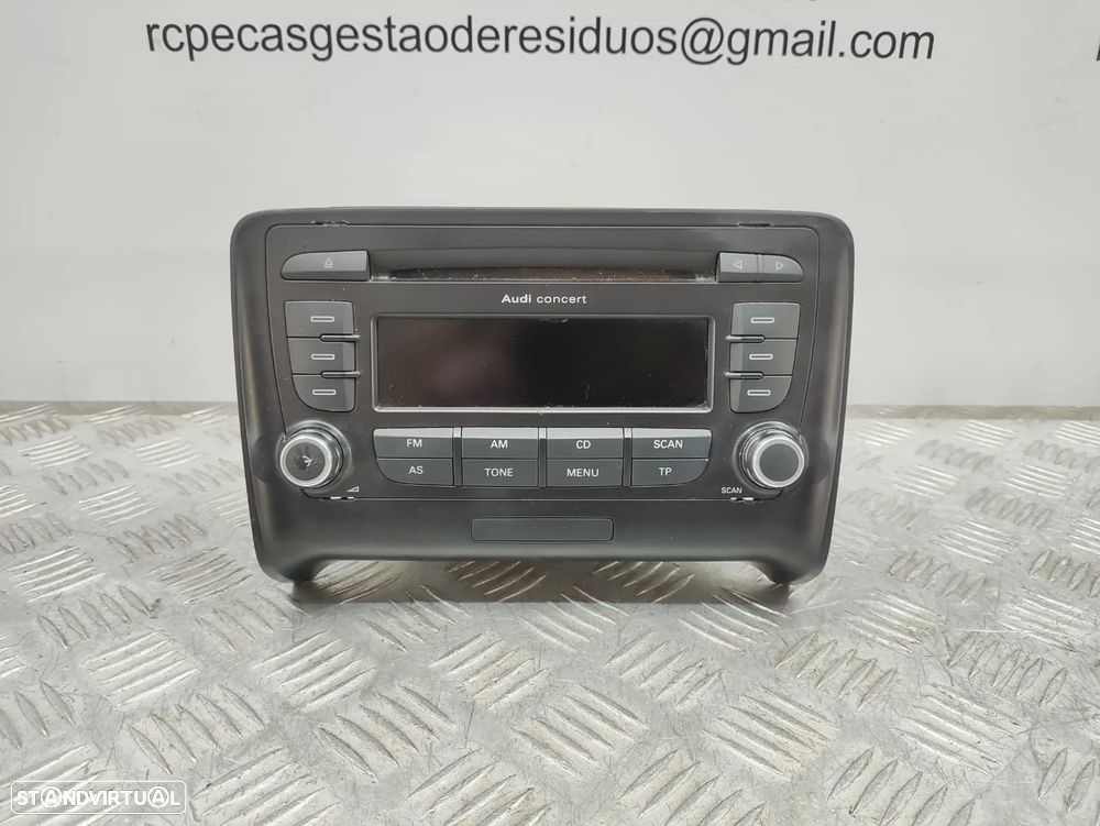 Auto Radio CD Concert Original Audi TT 8J MK2 8J0035186J 2006 - 2014 - 1