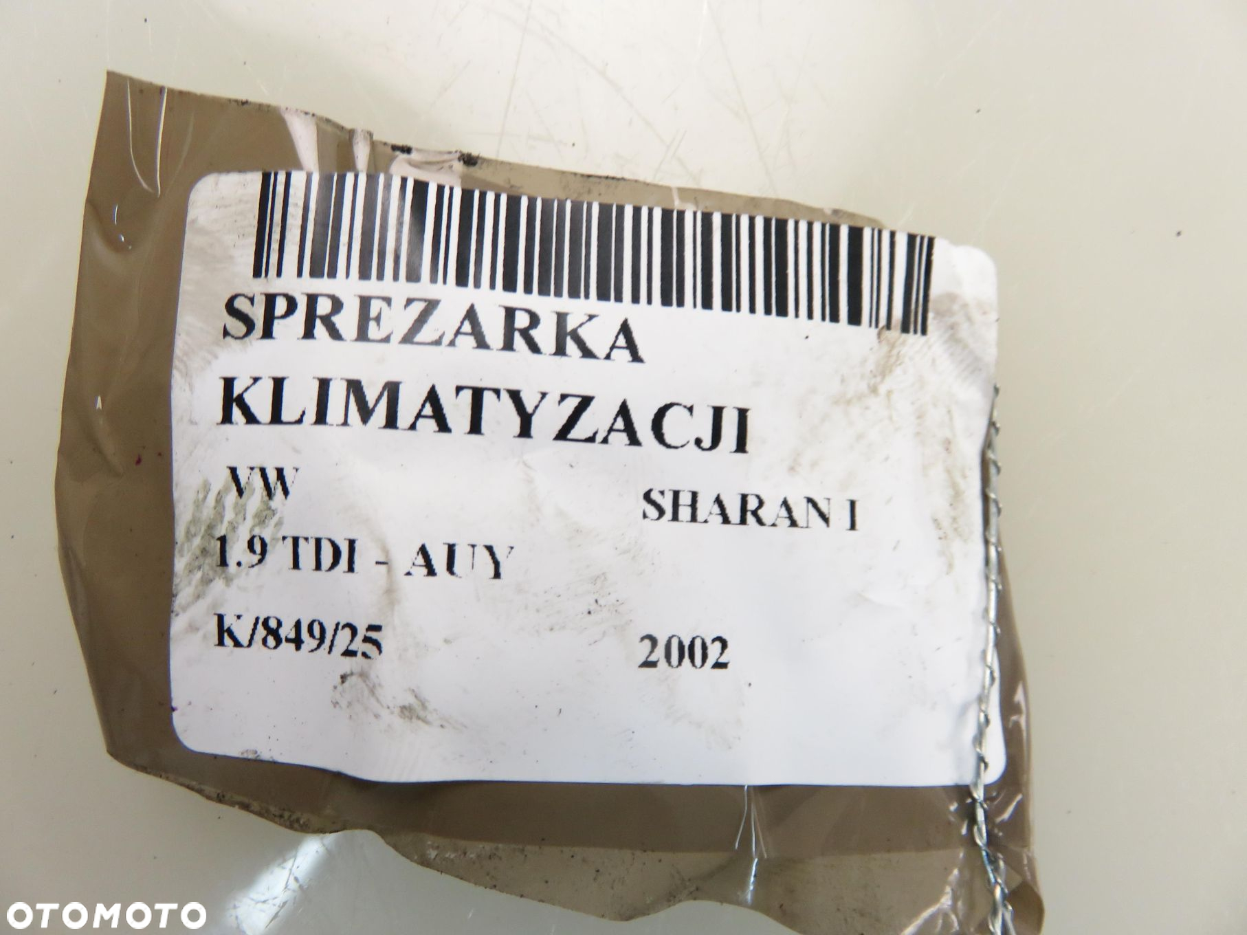 KOMPRESOR KLIMATYZACJI VW SHARAN I 1.9 TDI PD 7M3820803B 6M2H19D628AA - 9