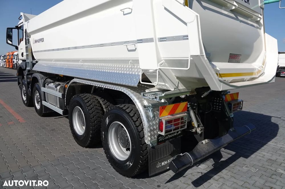MAN TGS 41.480 / 8x8 / BASCULANĂ SPATE / MANUAL / NOU NOU / KH-KIPPER / - 19