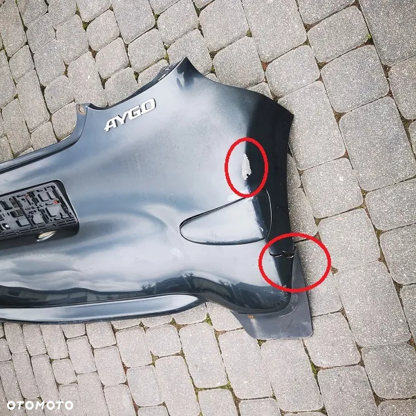 TOYOTA AYGO I ZDERZAK TYŁ TYLNY  POMORSKIE - 11