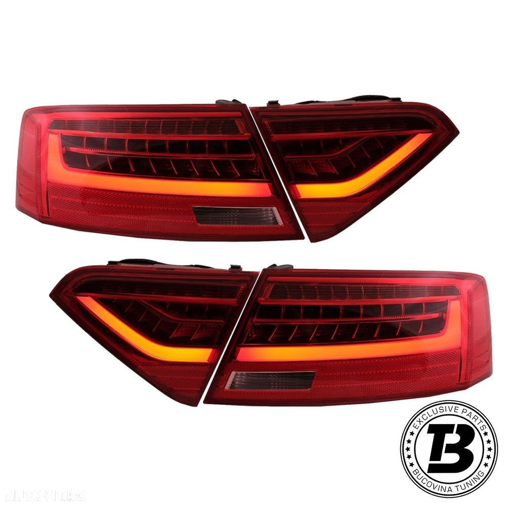 Stopuri Full LED compatibile cu Audi A5 8T Dynamic Design - 1