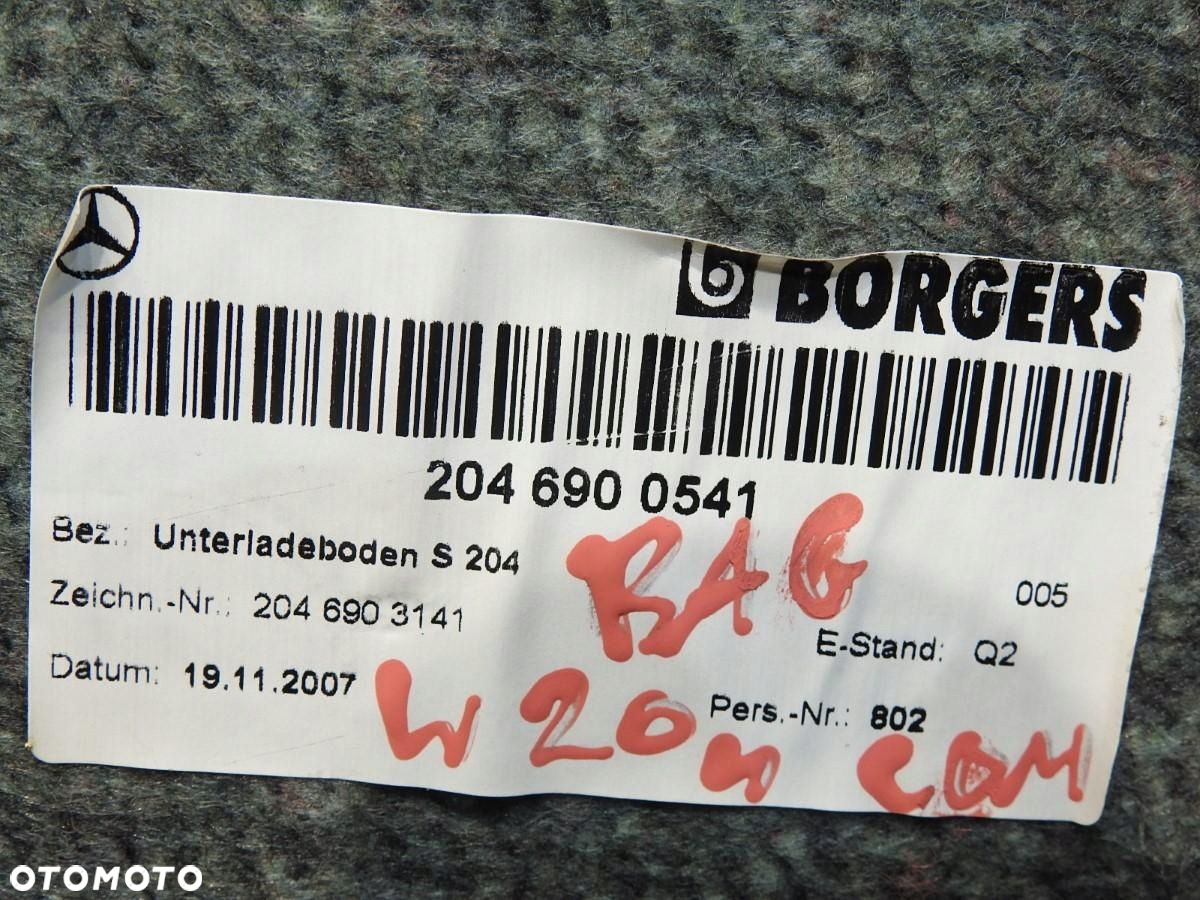 WKŁAD PODŁOGA BAGAŻNIKA MERCEDES W204 KOMBI 2046900541 - 2
