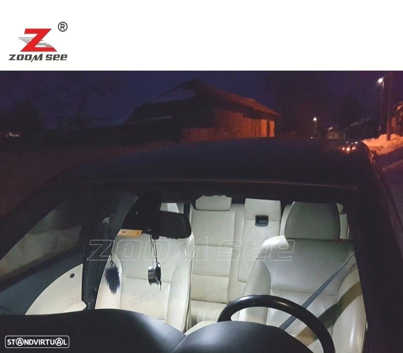 KIT COMPLETO DE 18 LÂMPADAS LED INTERIOR BMW SERIE 3 E46 COMPACTO 316TI 318TD 318TI 320TD 325TI 01- - 2
