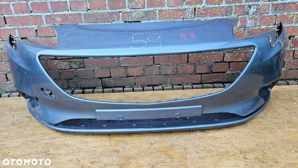 Opel Corsa E 2014- Zderzak przód Zderzak przedni 39003567 ORYGNIAŁ nie naprawiany nie spawany - 7