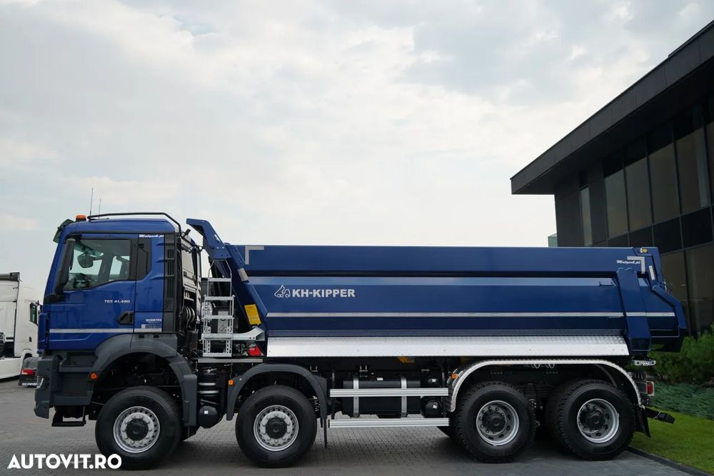 MAN TGS 41.480 / 8X6 / BASCULATOR / AUTOMAT / NOU-NOUȚ / ECHIPAMENTE FOARTE BOGATE / - 12