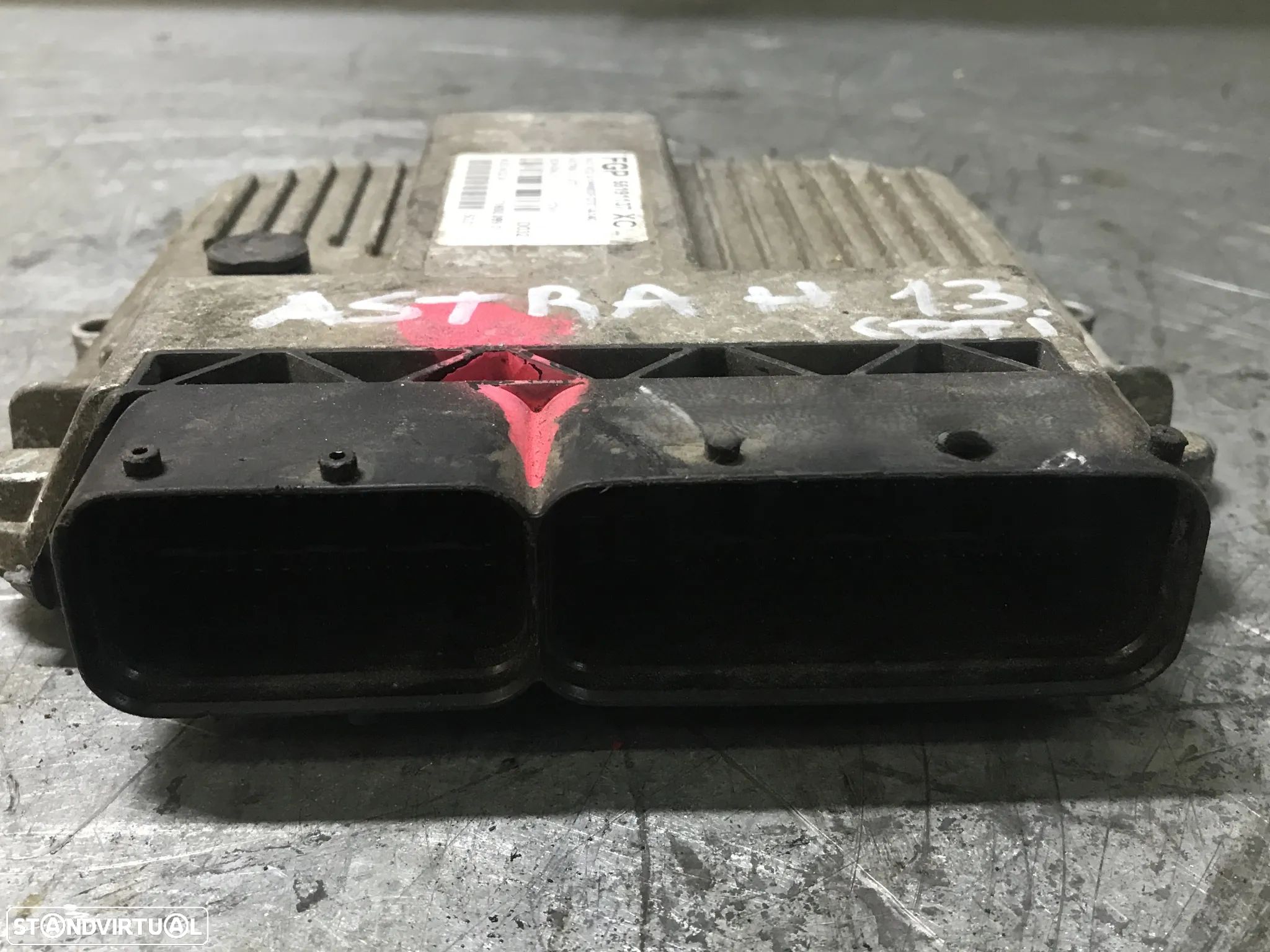 CENTRALINA DO MOTOR OPEL ASTRA H 1.3CDTI 55191137 XC MJD602A1 - 1