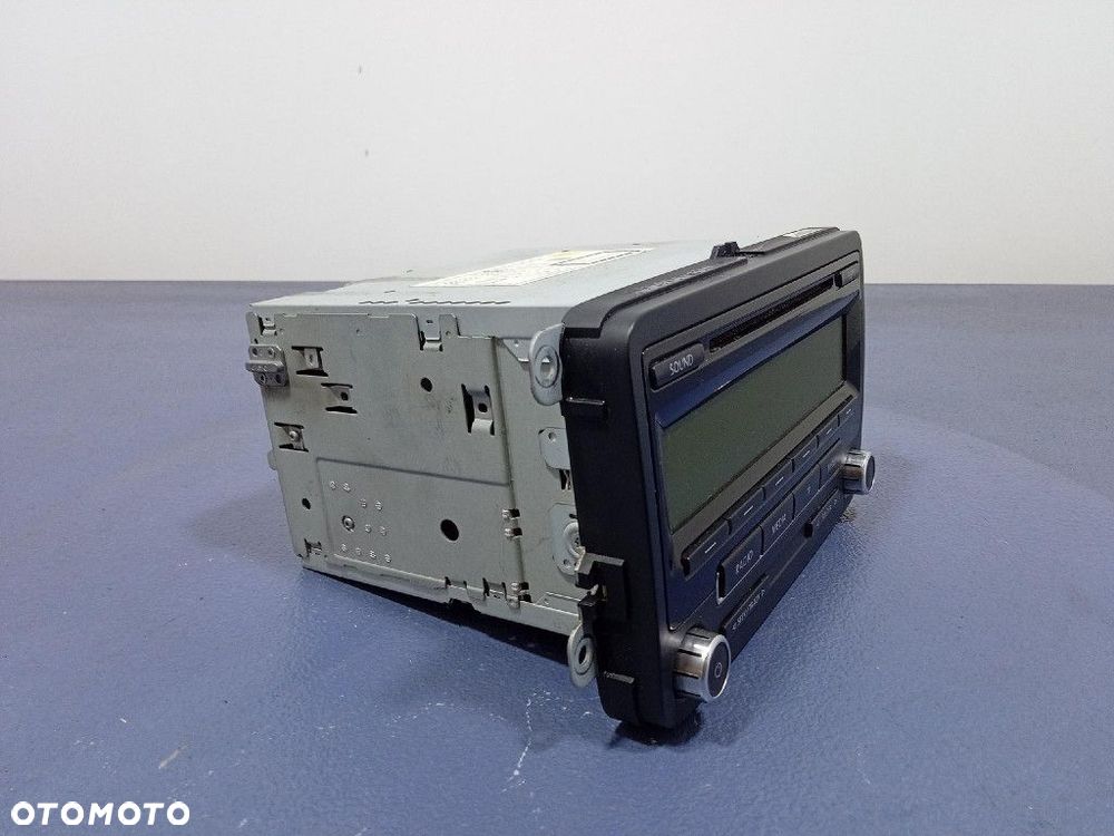 VW TOURAN I 1T LIFT 07- GOLF VI RADIO CD FABRYCZNE OEM 1K0035186AA - 3