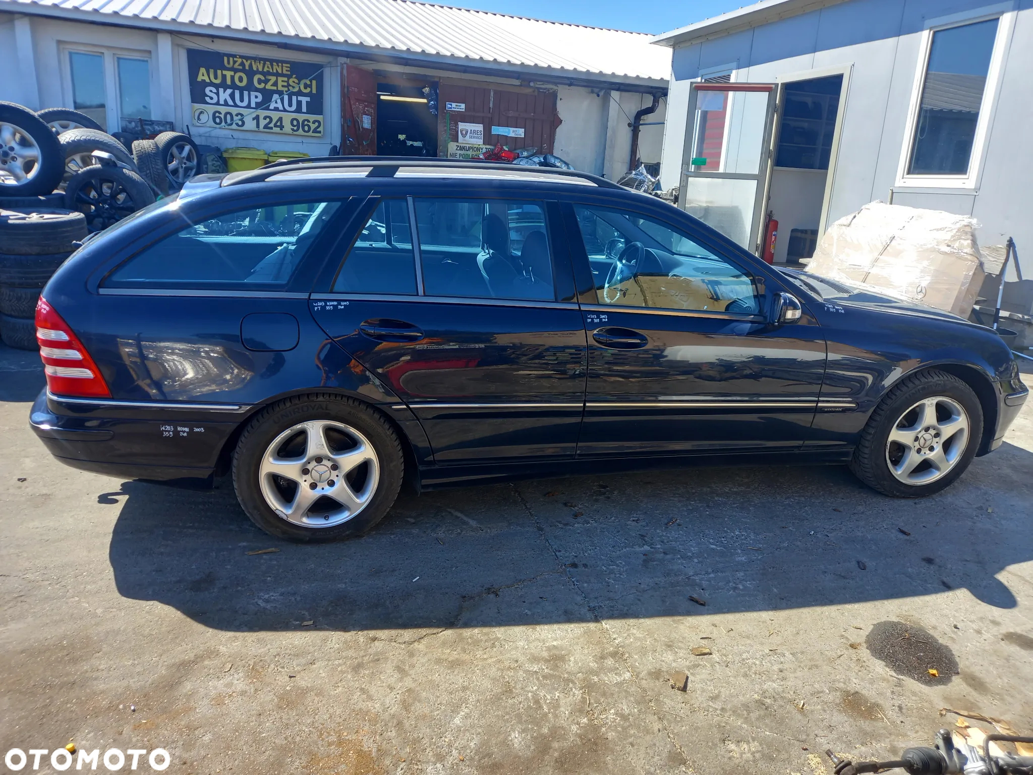 MERCEDES C W203 ZDERZAK TYŁ TYLNY TYLNI 359 KOMBI - 16