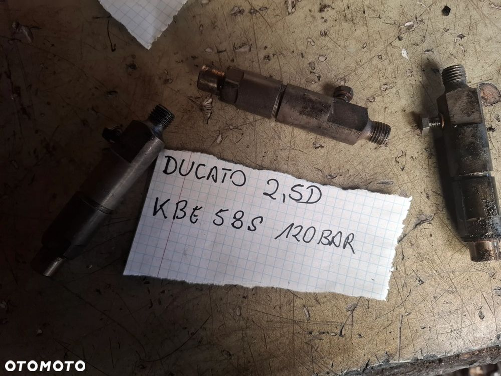 FIAT DUCATO 2,5 d master wtrysk wtryskiwacz  KBE 58S 120 bar