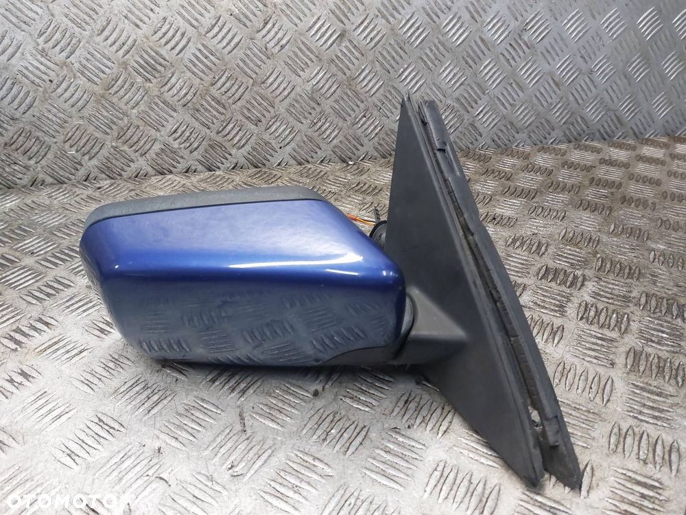 LUSTERKO PRAWE ELEKTRYCZNE BMW E39 364/5 TOPASBLAU METALLIC 8 PIN EU - 1