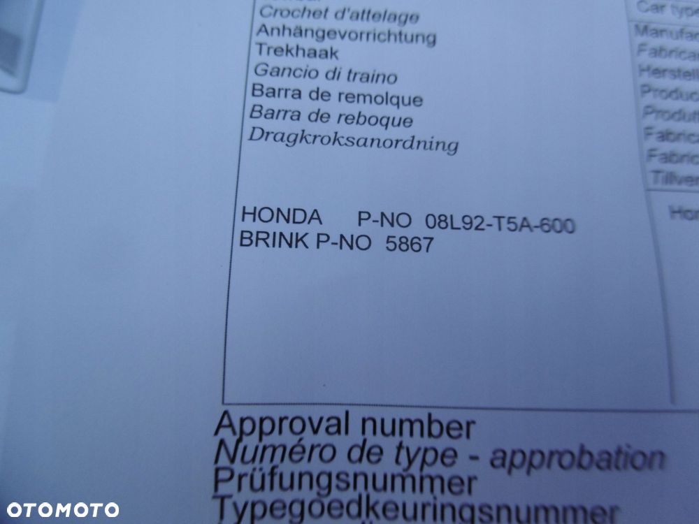 honda jazz 2015/2018r - hak holowniczy oryginał - 11