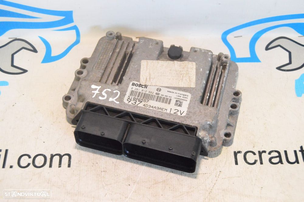 CENTRALINA ECU MOTOR BOSCH ALFA ROMEO 0281012882 51806557 1039S20808 4D34A3AEM ALFA ROMEO 147 937 1.9 JTDM 8V 120CV 937A3000 - 1
