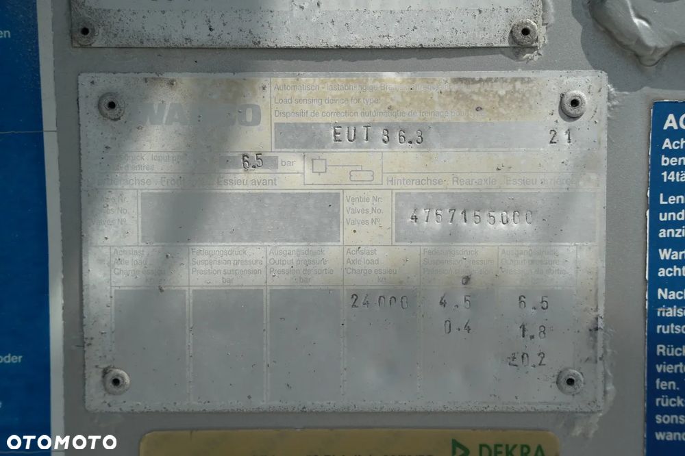 Feldbinder CEMENTONACZEPA / 3 KOMORY / 36 000 L / SILOS / DO MATERIAŁÓW SYPKICH  / ALUFELGI - 21