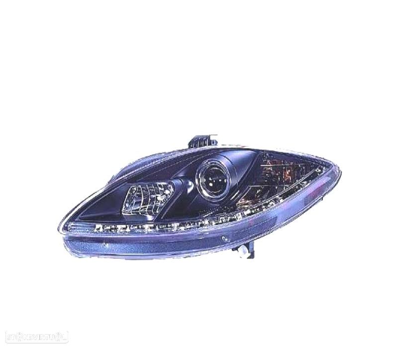 FARÓIS FRONTAIS PARA SEAT TOLEDO LEON ALTEA 04-09 REAL DAY LIGHT - 1