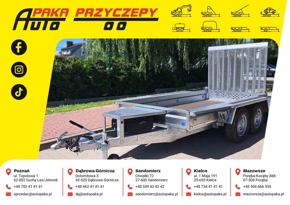 Brenderup Przyczepa podkoparkowa MT3080STB2700, DMC 2700 KG - 1