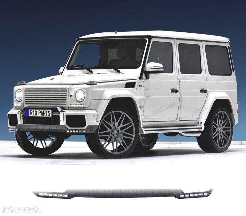 LIP SPOILER LUZ DIURNA MERCEDES CLASE G W463 89- LOOK AMG G65 - 1