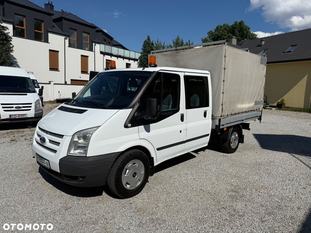 Ford Transit Doka Brygadowy Załogowy Skrzynia Plandeka 6 os. 2.2 TDCI 125KM Webasto - 2