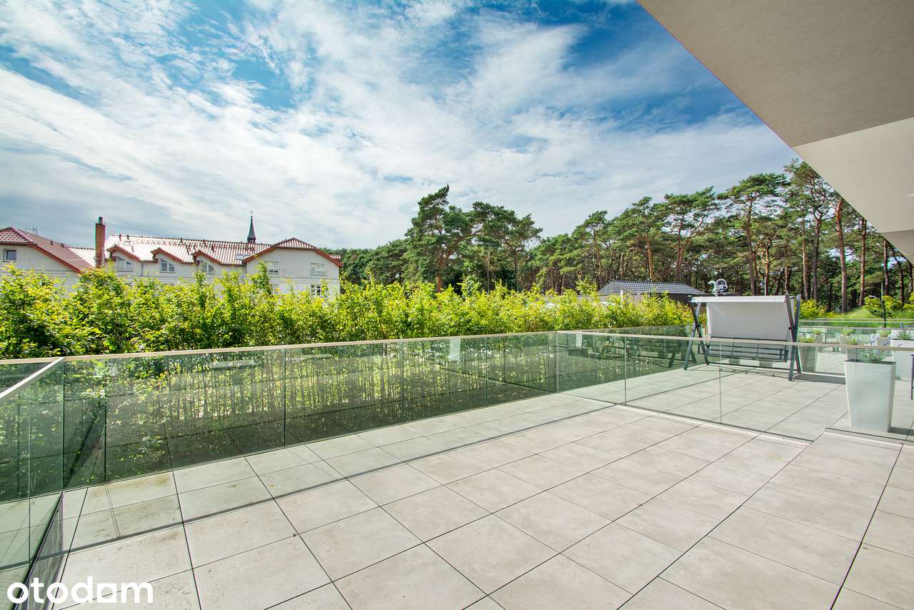 Dwupokojowy apartament tuż przy samym na morzu z 30m2 tarasem