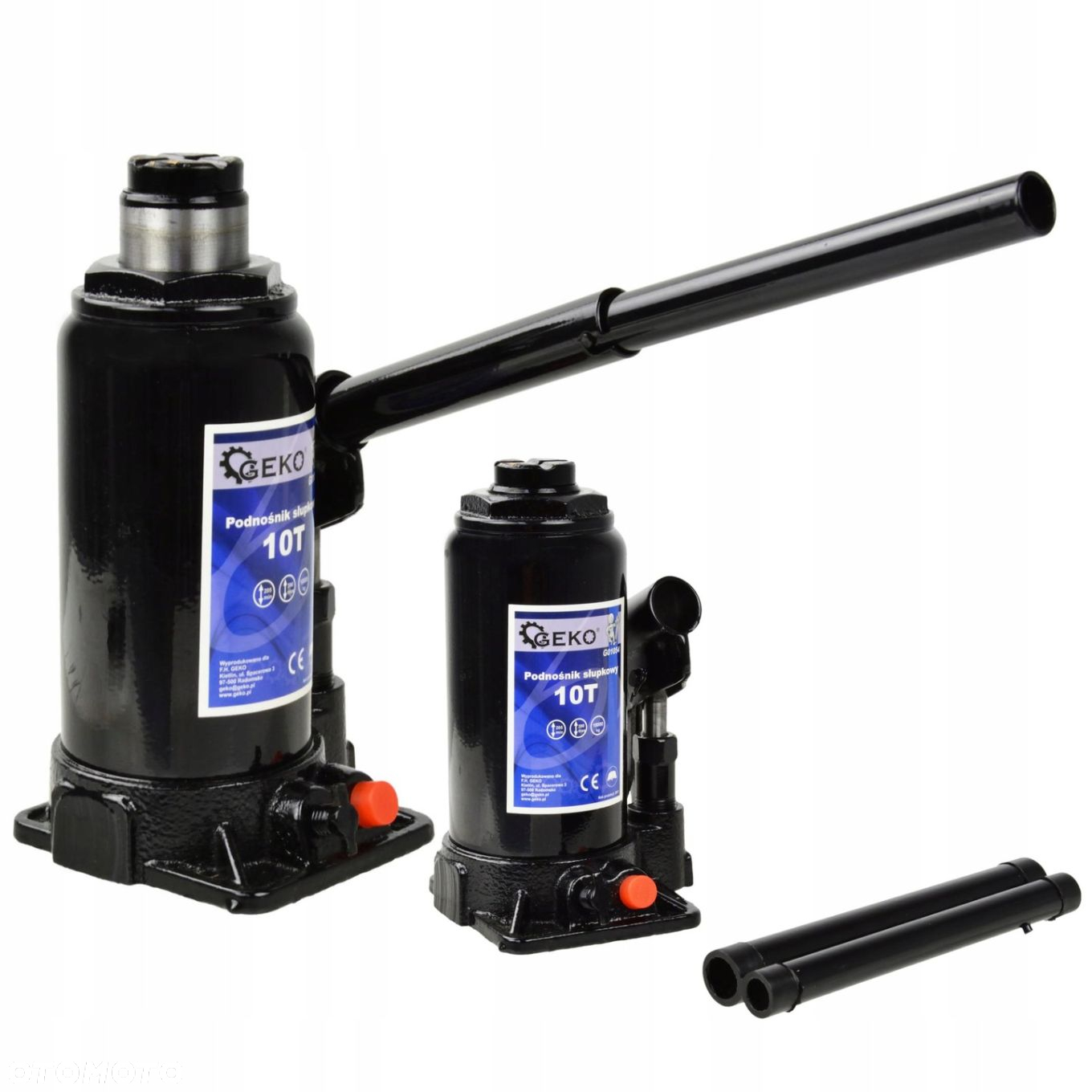 LEWAREK PODNOŚNIK SŁUPKOWY HYDRAULICZNY 10T TŁOKOWY GEKO G01054 - 10