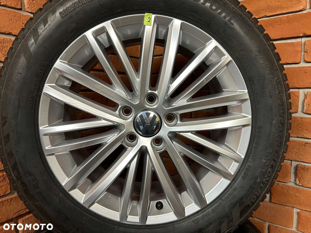 Koła Felgi 17 5x112 Volkswagen Tiguan Wielosezon Opony Jak nowe - 3