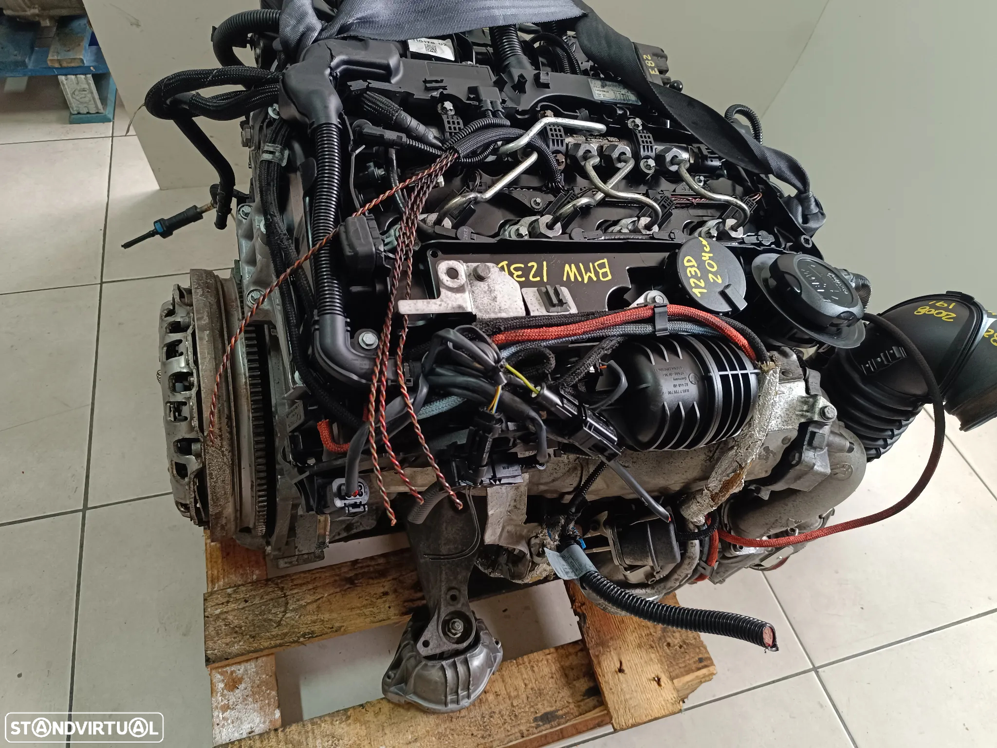 Motor BMW 123D bi-turbo 204cv  N47 caixa 6 velocidades GS6-53DZ JGG - 10