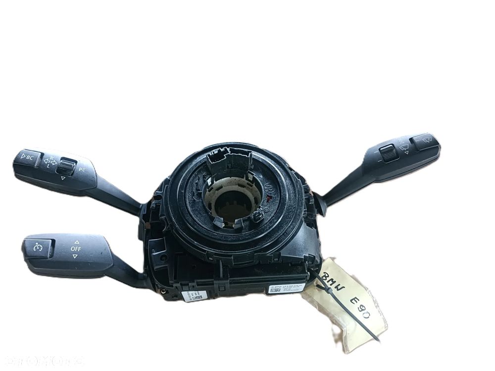 BMW E90 05-12 r. przełącznik zespolony manetki 6989579-03 + - 1