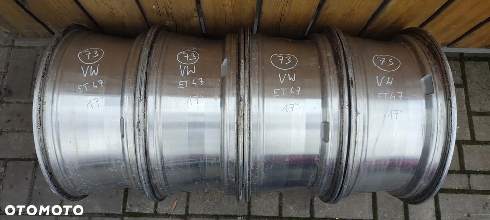 FELGI ALUMNIOWE 5x112 7,5Jx17 CALI ET47 3C0601025K BBS VW PASSAT TOURAN CADDY GOLF SEAT SKODA AUDI KOMPLET 4 SZTUKI - 11