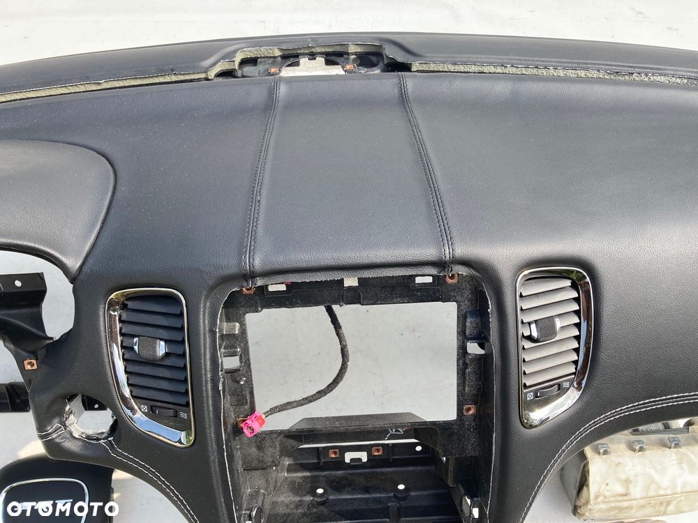 DODGE DURANGO DESKA SZYTA SKÓRA NIĆ KONSOLA KOKPIT PULPIT PÓŁKA PARAPET AIR BAG PODUSZKI POWIETRZNE KIEROWCY PASAŻERA AIRBAG PASY PAS KURTYNY AIR BAG FOTELA W FOTEL KOLAN  Okazja Raz2 !!! - 8