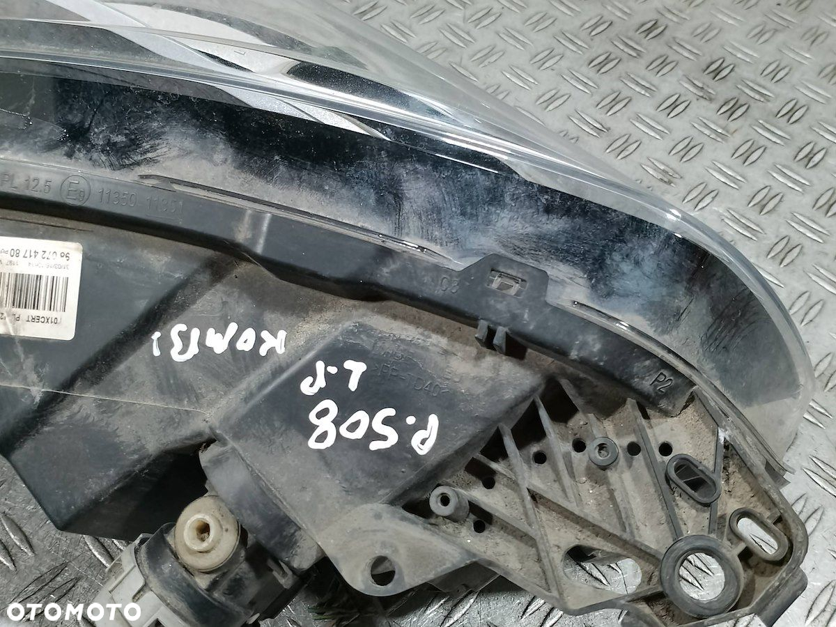 LAMPA LEWA PRZÓD PEUGEOT 508 GT LINE 9807241780   89908678 - 8
