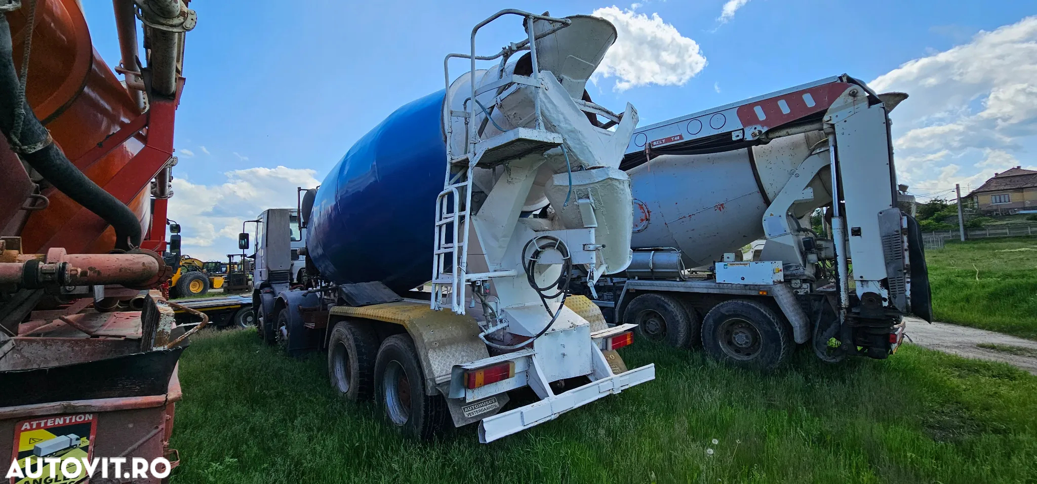 Iveco Eurotrakker Cursor 380, 8x4, Autobetonieră 9 mc - 6