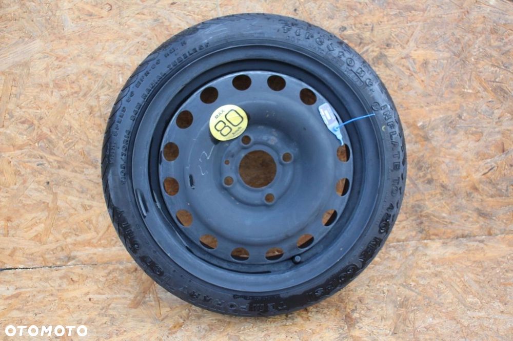 Koło zapasowe dojazdowe NISSAN MICRA 14" 105/70/14 40300AX677 4X100 - 1