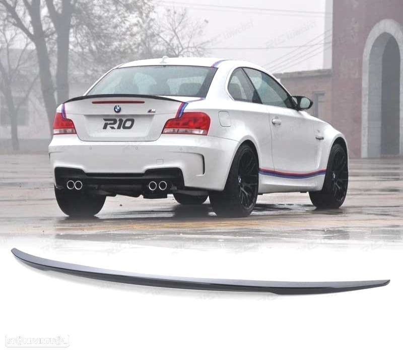 AILERON SPOILER BMW E82 LOOK M PERFORMANCE 06-13 PRETO BRILHANTE - 1
