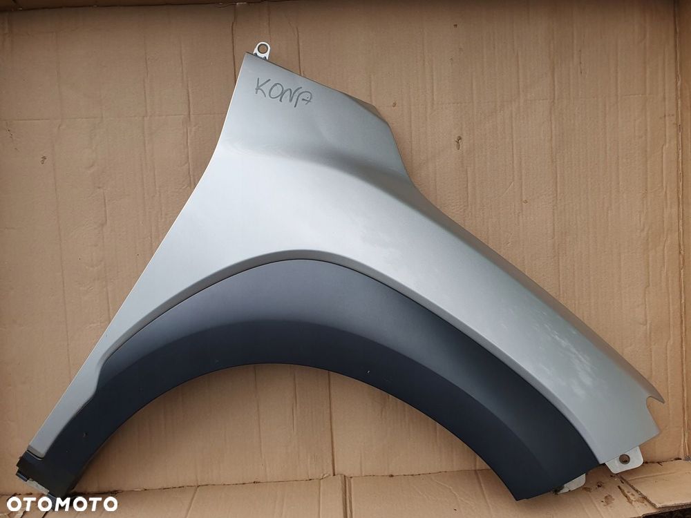 PRAWY błotnik Hyundai Kona EV Electric 17- Z SIERPEM SREBRNY - 1