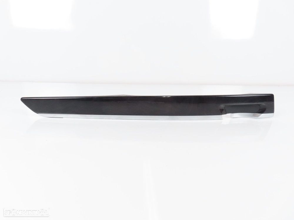 Friso da porta em Madeira Esquerdo/Trás Seminovo/ Original BMW 7 (F01, F02, F03,... - 1