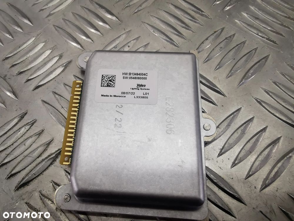 MODUL STERUJACY LAMPY PEUGEOT CITROEN HW:B13494004C SW : 0546060000 - 3