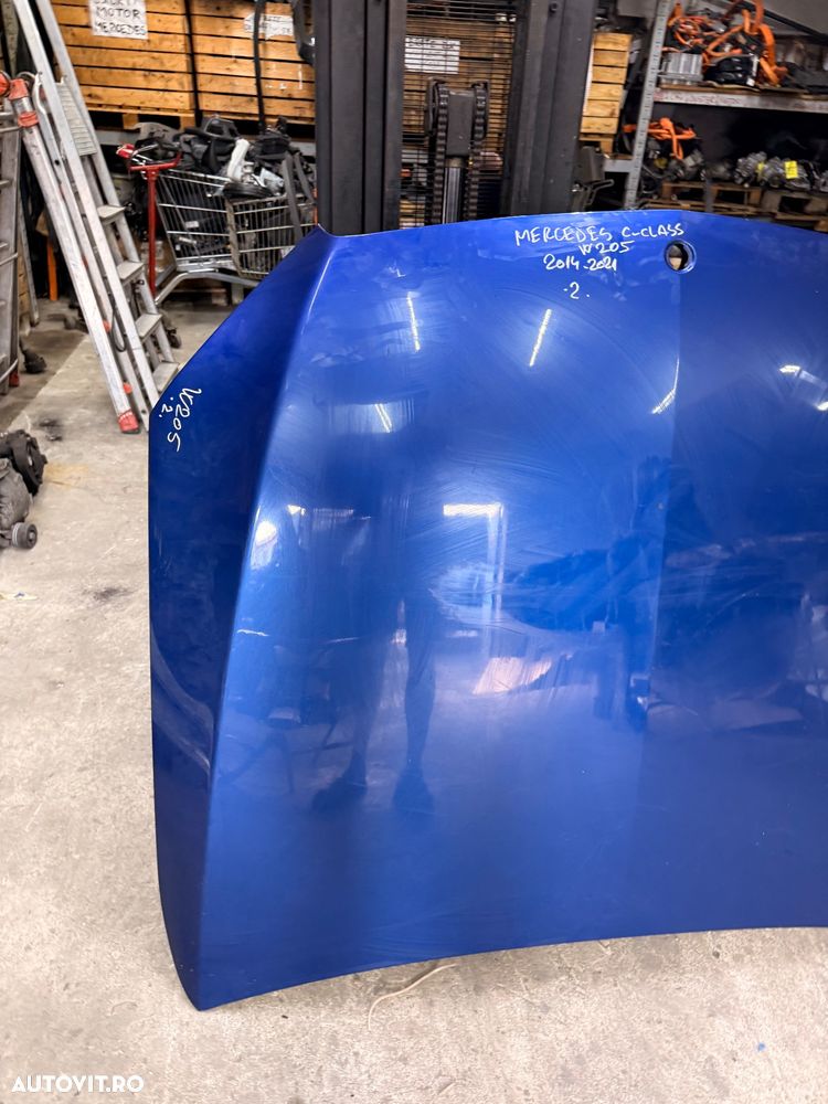 Capota fata MERCEDES C-class W205 an 2014-2021 cu defect reparabil - 3