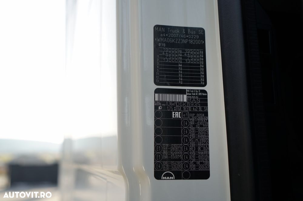 MAN TGX 18.510 / GM / RETARDER / I-PARK COOL / NAVI - 38