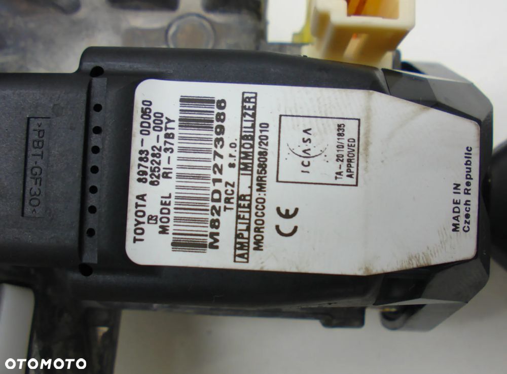 Toyota Yaris III 1.33 Zestaw Startowy Komputer Licznik Stacyjka - 8