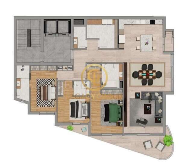 Exclusividade Absoluta no Coração de Faro: T3 de Luxo com Vista p/R... - Grande imagem: 5/10