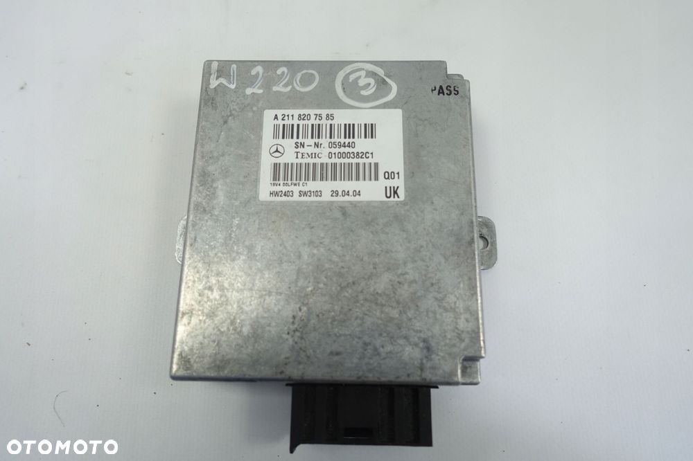 Mercedes W220 3.2 CDI STEROWNIK moduł A2118207585 - 1